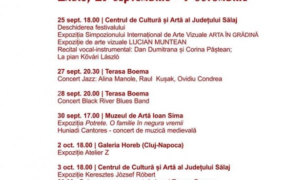 Muza Fest 2014 se desfășoară în Zalău, în perioada 25 septembrie – 9 octombrie Muza Fest 2014 se desfășoară în Zalău, în perioada 25 septembrie – 9 octombrie