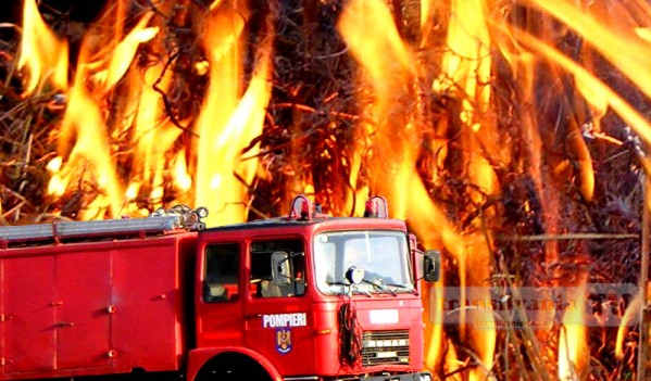 Incendiu produs în localitatea Vârteşca Incendiu produs în localitatea Vârteşca