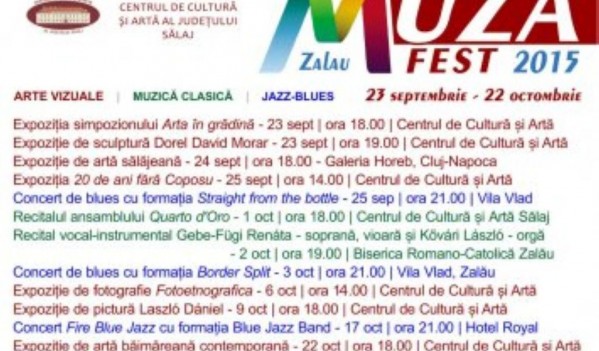 La Zalău, începe „Festivalul Artelor – Muza Fest” La Zalău, începe „Festivalul Artelor – Muza Fest”