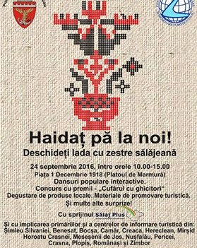 “Haidaţ pă la noi! Deschideţi lada cu zestre sălăjeană” (Zalău, 24 septembrie) “Haidaţ pă la noi! Deschideţi lada cu zestre sălăjeană” (Zalău, 24 septembrie)