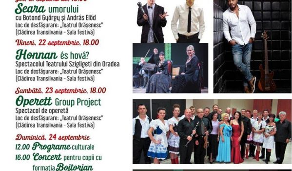 Zilele Maghiarilor din Sălaj (Zalău, 21-24 septembrie) Zilele Maghiarilor din Sălaj (Zalău, 21-24 septembrie)