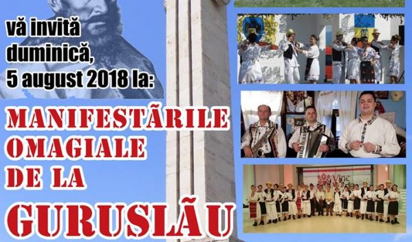 Manifestări omagiale duminică, 5 august, la Guruslău Manifestări omagiale duminică, 5 august, la Guruslău