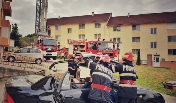 Simulare de intervenție în cazul unei furtuni, la Cehu Silvaniei Simulare de intervenție în cazul unei furtuni, la Cehu Silvaniei