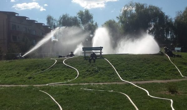 Exercițiu ISU desfășurat în Șimleu Silvaniei Exercițiu ISU desfășurat în Șimleu Silvaniei