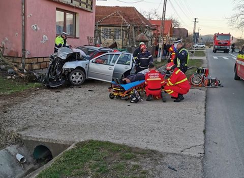 Accident produs în Aluniș Accident produs în Aluniș